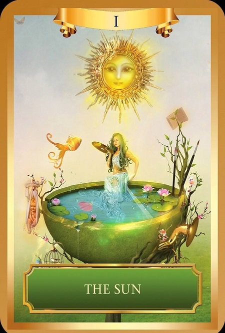 The Sun Oracle Card