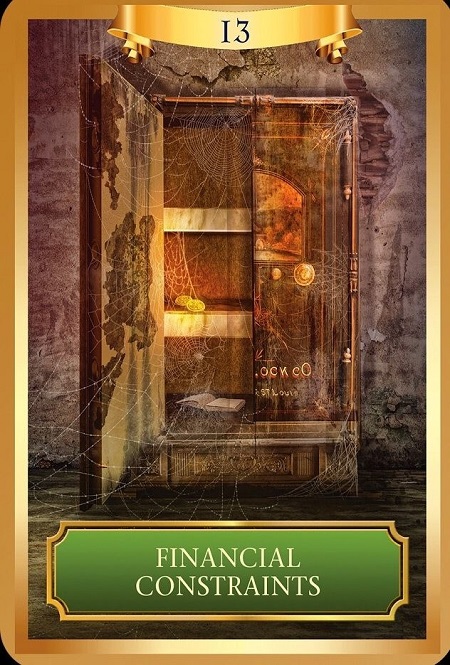 Financial Constraints Oracle Card