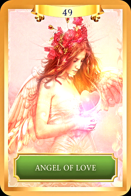 Angel Of Love Oracle Card