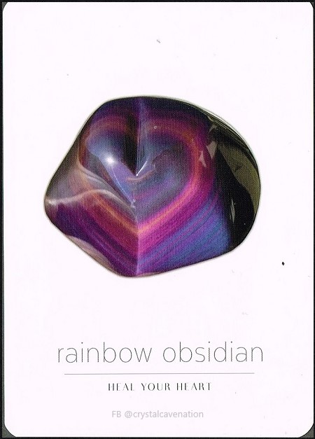 Crystal Inspiration Rainbow Obsidian
