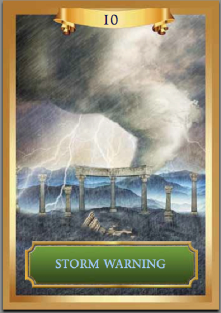 Storm Warning Oracle Card