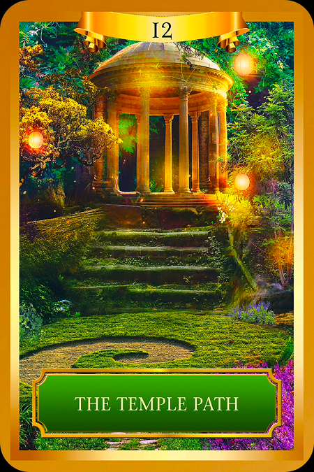 The Temple Path Oracle Card